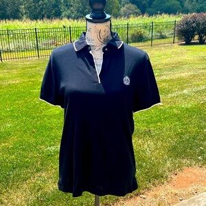 Lauren Ralph Lauren polo shirt. Black womens large